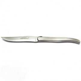Coffret 6 couteaux inox massif poli, fabrication artisanale