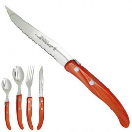 LAGUIOLE knife - red orange...