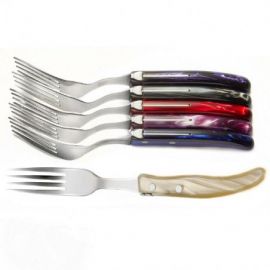 Set of 6 LAGUIOLE forks -...
