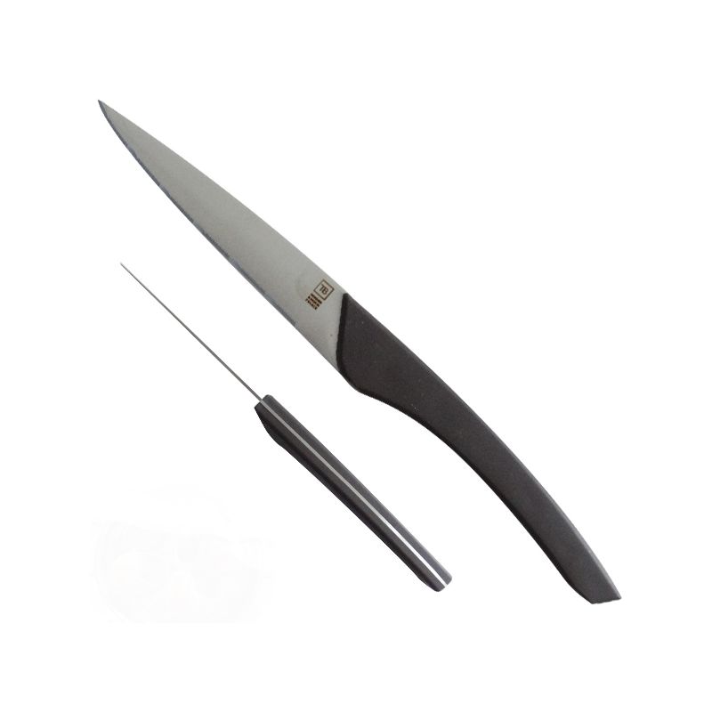 couteau Bistrot manche polymère gris, fabrication française à l'unité