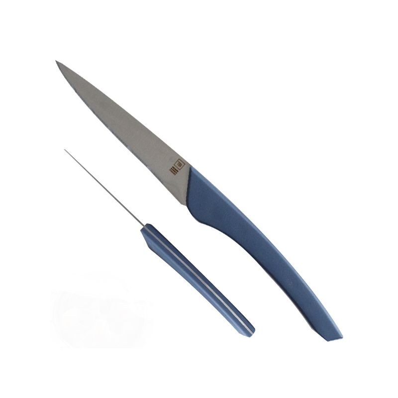 couteau Bistrot manche polymère ardoise bleuté fabrication française à l'unité