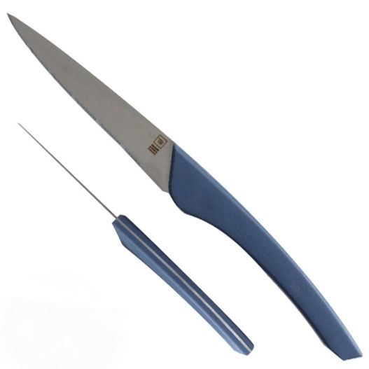 couteau Bistrot manche polymère ardoise bleuté fabrication française à l'unité