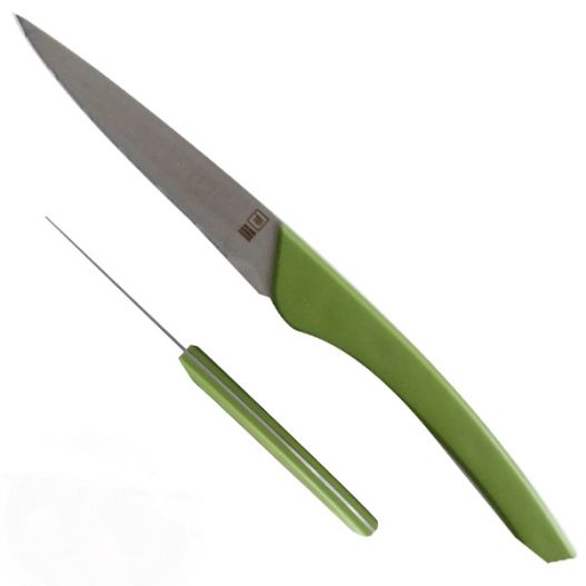 couteau Bistrot manche polymère vert fabrication française à l'unité
