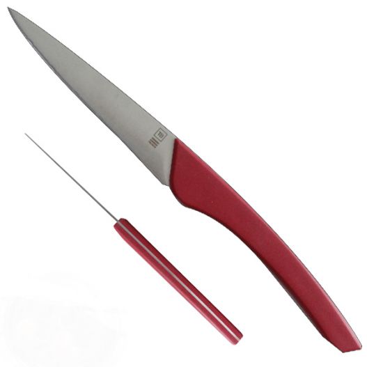 couteau Bistrot manche polymère rouge fabrication française