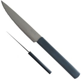 Steak knife - grey handle -...