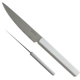 Steak knife - white handle...
