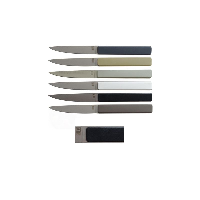 Couteau de table - Lame Lisse 11 cm - Taupe | Classic Polypro