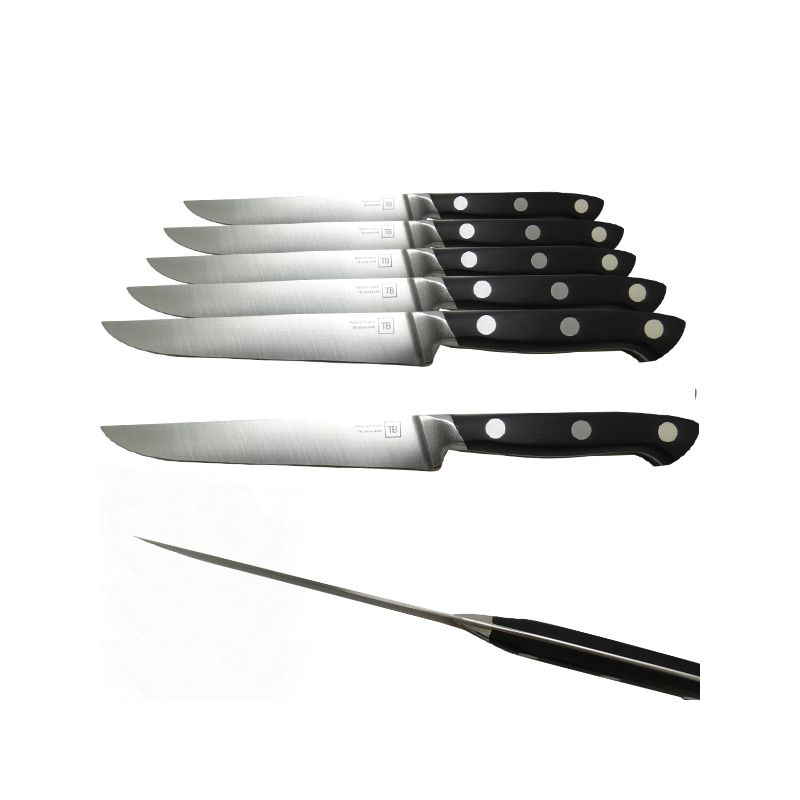 Coffret de 6 Couteaux à Steak Georges : Maîtrise Culinaire et
