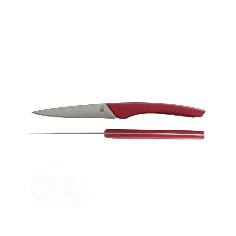 couteaux Bistrot manche polymère rouge fabrication française