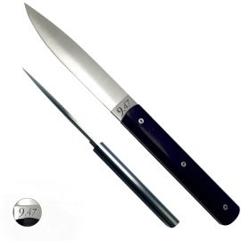 9.47 knife - night blue handle