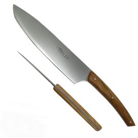 Couteau trancheur, à découper Le Thiers 18cm manche olivier
