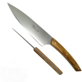 Couteau trancheur à découper Le Thiers 16cm manche olivier