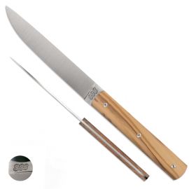 888 knife - olive wood handle