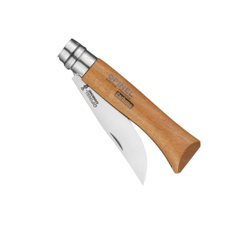 Opinel knife beech handle, carbon blade
