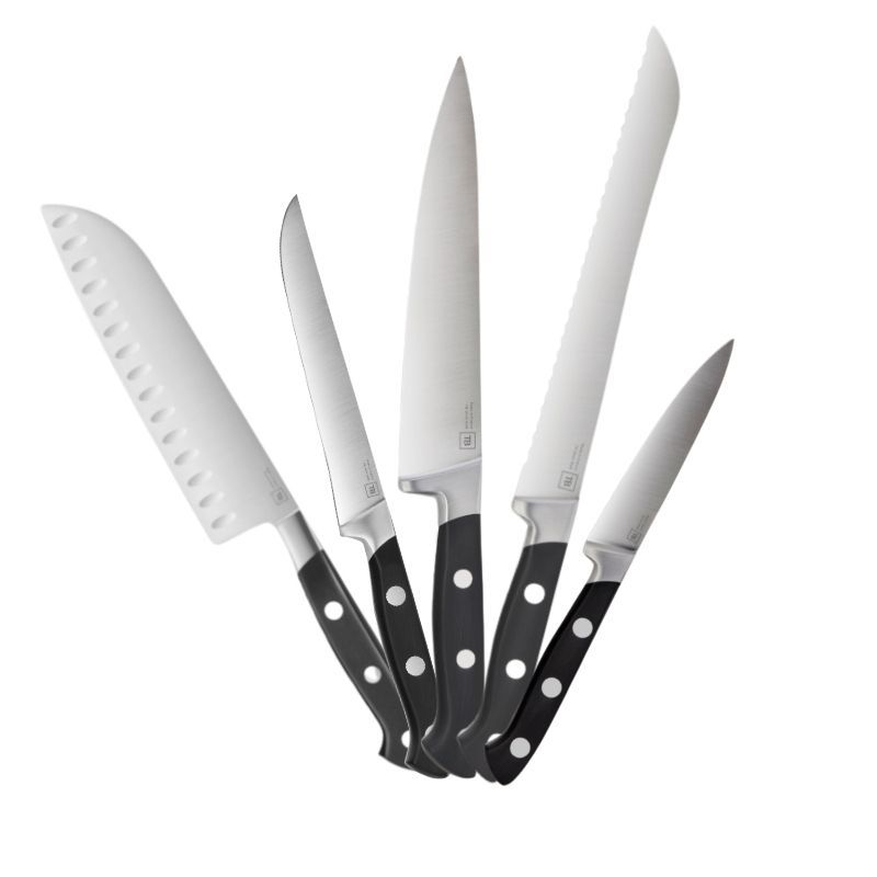 Set de couteaux de cuisine de 5 pièces Bleu – De Grandis Cuisine
