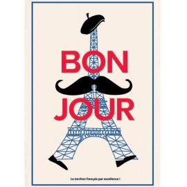 Bonjour Paris Tea towel -...