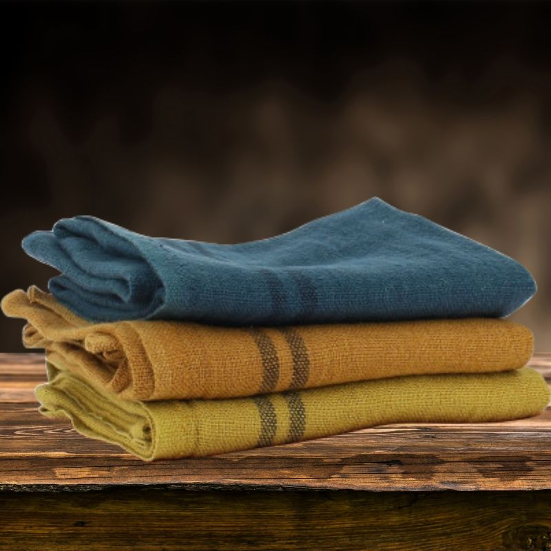 Rustic Kitchen towels, Set of four Linen Towels - Linenbee