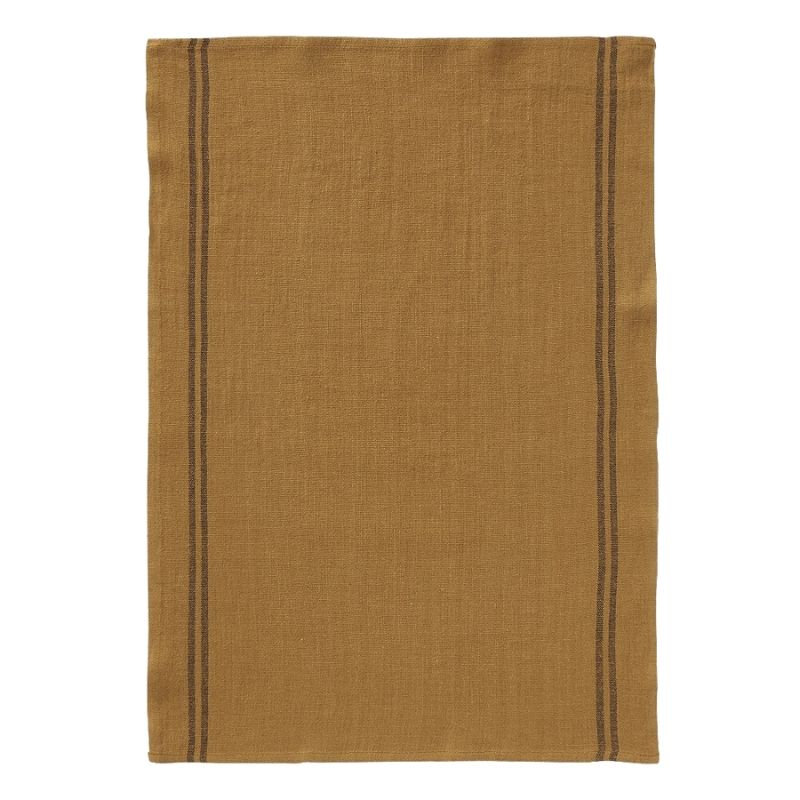 Durable linen tea towel, set of 4 rustic dish towels - Linenbee