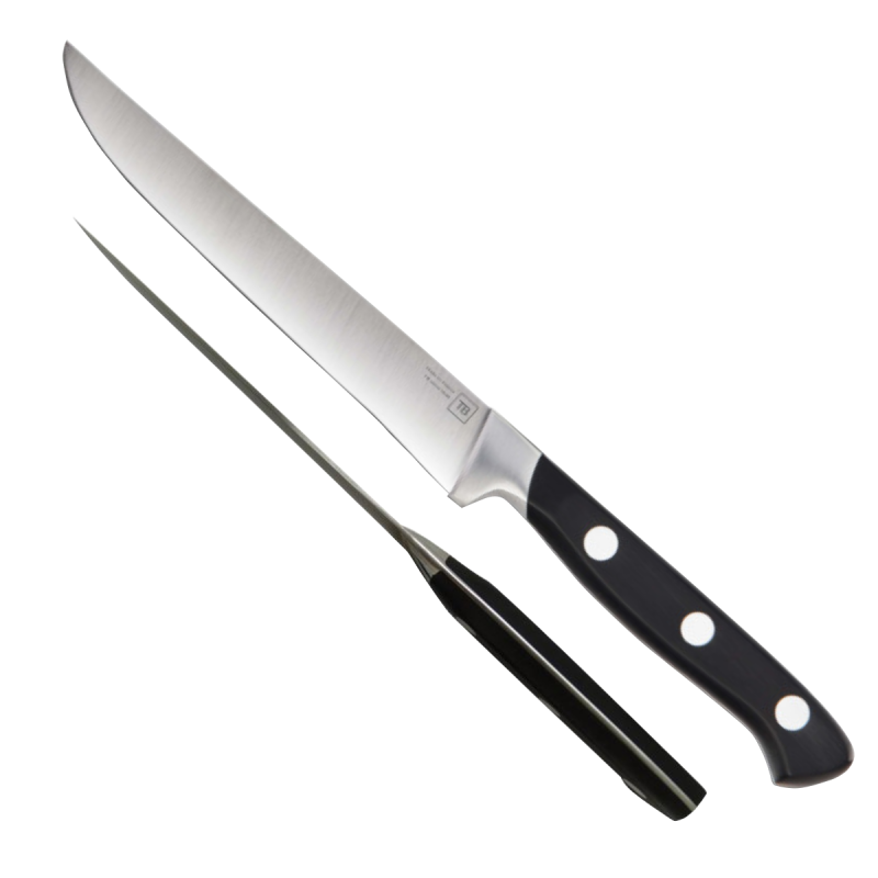 Couteau à steak manche en plastique 1 douzaine/caisse