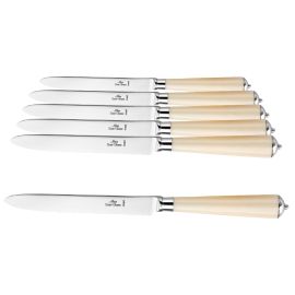 Set of 6 ivory knives - Julia