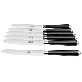 Set of 6 black knives - Julia