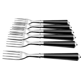 Set of 6 black forks - Julia