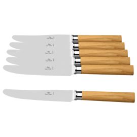 Set of 6 Boxwood Knives - Oslo