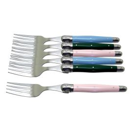 Set of 6 Forks - shades of...