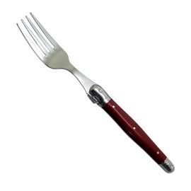 Cherry red fork - Laguiole...