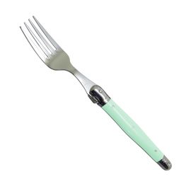 Pale green fork - Laguiole...