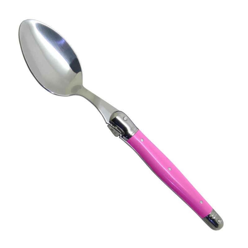 knifes Laguiole rose artisanal spoon