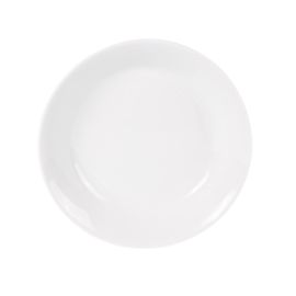 White porcelain soup plate...
