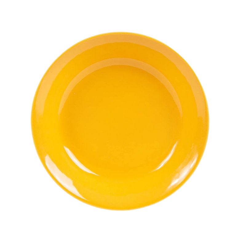 assiette creuse wave - yellow