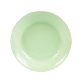 Almond green porcelain soup...