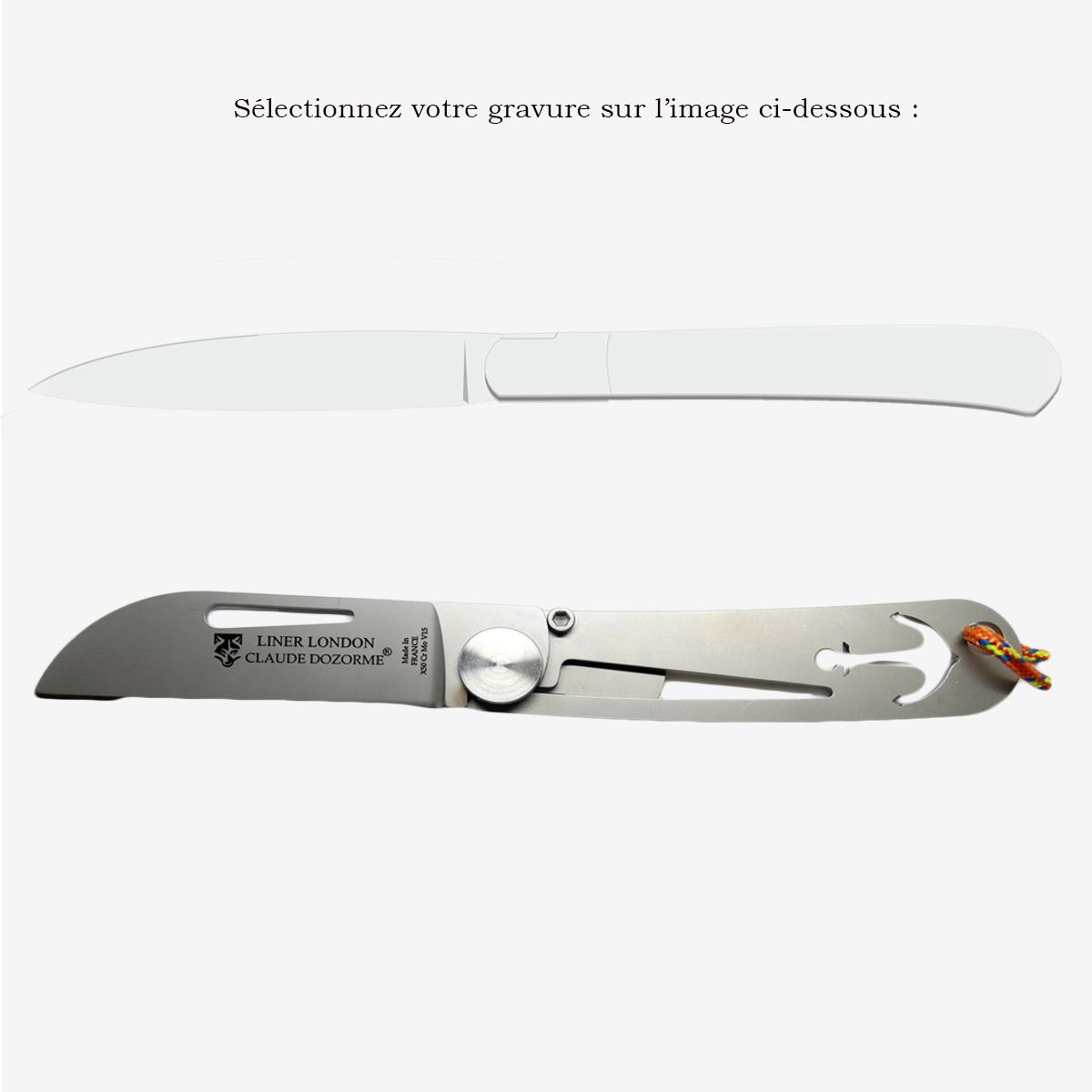 Couteau de table à bout rond London • Canciloc - Louez propre